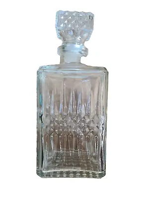 Buy DECANTER Cut Glass Drinks Pourer Sherry Whiskey Display Drinks Trolley Home Bar • 5.99£