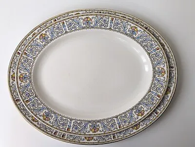 Buy Vintage Crown Ducal Ware, AGR & Co England 2 Platter Set. Rex Pattern China RARE • 52.17£