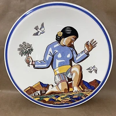 Buy Rockwell Kent Vernon Kilns Salamina Pottery 16.5” Platter Chop Plate • 285.51£