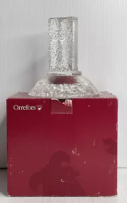 Buy VTG ORREFORS OLYMPIC TORCH Candle Votive Glass 1984 SWEDEN • 13.40£