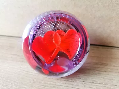 Buy Signed Caithness Love Hearts Paperweight Faceted • 18£