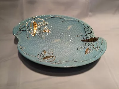 Buy Wade Golden Turquoise Bramble Ware Dish Made In England • 12.99£