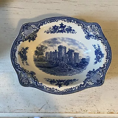 Buy Johnson Brothers Old Britain Castles Blue White Transferware Oval Vegetable Bowl • 24.94£
