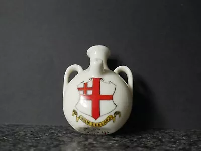 Buy CRESTED CHINA  EGYPTIAN WATER BOTTLE  With A  NEW ZEALAND  CREST ARCADIAN CHINA • 5.50£