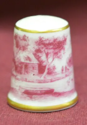 Buy Vintage Porcelain Thimble By Kaiser West Germany Old Country Watermill • 8.50£