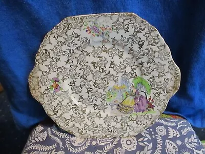 Buy Vintage Cake Plate   Floral Nelson Ware Shabby Chic Vgc • 5.99£