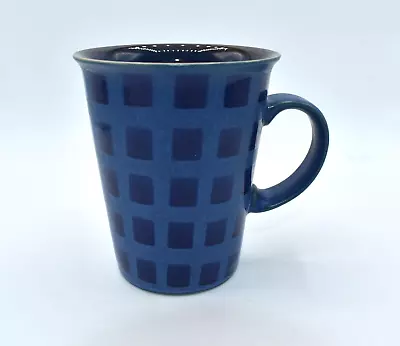 Buy Denby Reflex Blue Squares Large / Grand Mug. Height 12cm. Five Available. • 16£