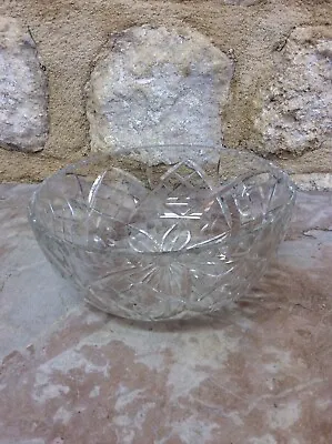 Buy Vintage Edinburgh  Crystal Glass Bowl • 12£