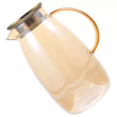 Buy  Glass Cold Water Bottle Office Acrylic Pitcher Kitchen Dispenser • 36.49£