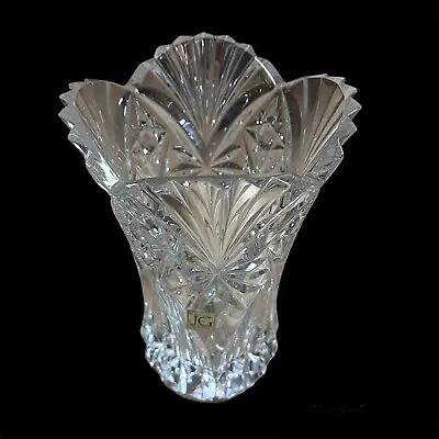 Buy Vtg Crystal 8 3/4” J.G. Durand Vincennes 24% Lead Cristal Vase Made In France • 18.68£