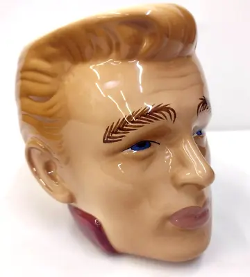 Buy 1988 Vintage Clay Art James Dean  REBEL  3D Figural Face Ceramic Mug • 14.40£