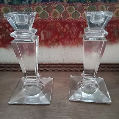 Buy Vintage Lead Crystal Candle Holders - 6  High • 35£