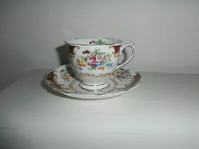 Buy Vintage Royal Albert Bone China 'canterbury' Floral Pattern Tea Cup And Saucer • 19.95£
