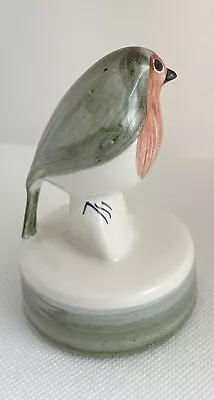 Buy Vintage Rye Pottery Bird Figurine Robin RedBreast A Wally Cole Classic Cute Bird • 12.99£
