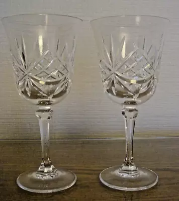 Buy Royal Doulton Crystal Wine Glasses X 2 / USED • 15£
