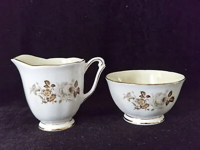 Buy Tea For One - Ridgway Potteries Ltd Royal Adderley Milk Jug & Sugar Bowl  Roses  • 3.50£