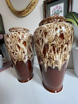 Buy Melba Ware Drip Glaze Fine Arts Vases Fine Arts Division Longton England • 150£
