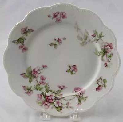 Buy Haviland & Co Limoges Pink Rose Salad Dessert Plate 7-1/2  Schleiger Pattern 241 • 10.52£