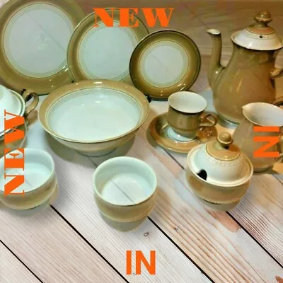 Buy ✅ DENBY SEVILLE BEIGE BROWN Dinner Tableware Stoneware Pottery Sets Plates Mugs • 4.55£