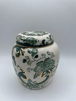 Buy Mason's Ironstone Vintage Ginger Jar With Lid Chartreuse England • 55.67£