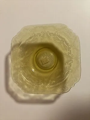 Buy Vintage Federal Depression Glass 7 1/2 Inch Soup Bowl Madrid Amber • 8.63£