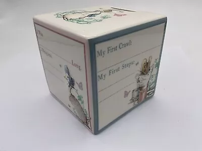 Buy Enesco - Peter Rabbit - Beatrix Potter - 3D Money Box - New Baby - A25225 3D Pic • 22.50£