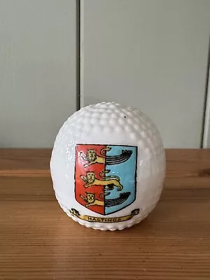 Buy Vintage Crested Ware Golf Ball - Hastings • 2£