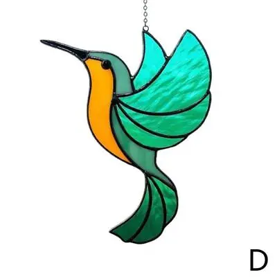Buy Ukraine Stained Glass Hummingbird Suncatcher Garden Pendant Hanging Art U5Z0 • 6.08£