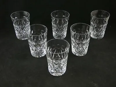 Buy 6 Edinburgh Cut Crystal Tumblers Glasses Beautiful • 48£