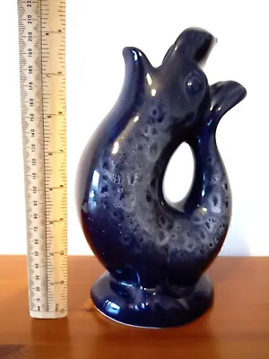 Buy Kernewek Pottery Cornwall Blue Seal  Jug Vase  9  Tall CHARITY SALE • 10£
