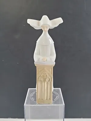 Buy Lladro 5502 Meditation Kneeling Nun In Rare All White Figurine Retired Vintage • 136.41£