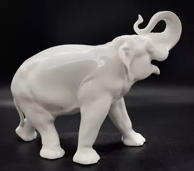 Buy Porcelain Statue Elephant 1955 Ussr Vintage Rare Creative Unique Exquisite 603 G • 221.02£