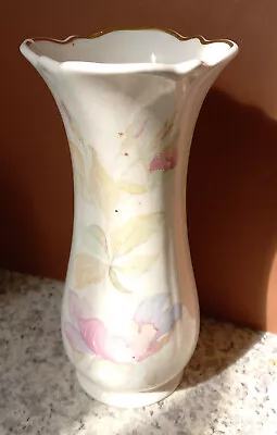 Buy Royal Winton Flower Decorated Footed Vase • 2.49£