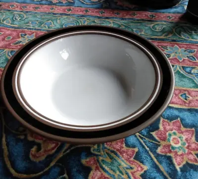 Buy Vintage Hornsea Pottery Contrast Pattern Rimmed Cereal Bowl Vgc 5 Available • 7.55£
