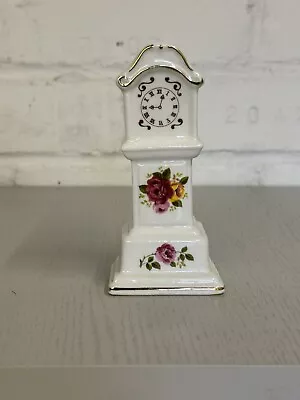 Buy Royal Albert Fine Bone China Cottage Rose Grandfather Clock • 5.65£