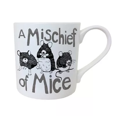 Buy Set Of 6 Mugs Bone China Collective Noun Mice Design • 24£