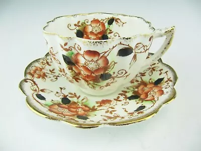 Buy Melba China England Daisy Shape Cup & Saucer Floral Pattern 1496 Mayer Sherratt • 28.40£