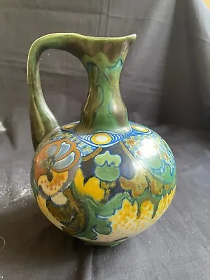 Buy Dutch Plateel GOUDA Conora Decor Vase. Art Deco. Several Marks • 263.04£
