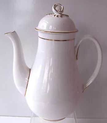 Buy Royal Worcester   Contessa   Bone China Coffee Pot. White With Gold Trim. • 12.99£