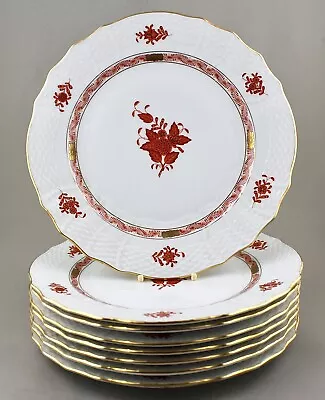 Buy Herend Chinese Bouquet Apponyi Rust Aog 28cm/11  Charger Plates 1527 X 8 1st • 650£