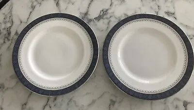 Buy 2 X Royal Doulton Sherbrooke H5009 8 Inch Salad/Cheese/Dessert Plates Perfect. • 7.50£