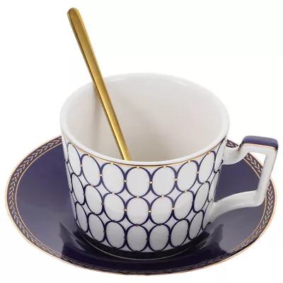 Buy  Coffee Cup Set With Saucer Porcelain Tea Cups And Saucers European Style • 21.55£