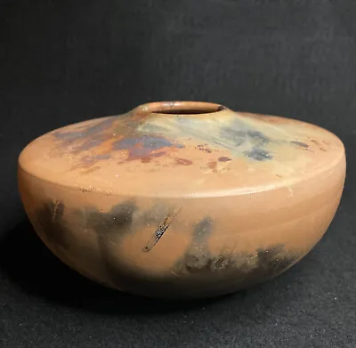 Buy Scott Lindberg 88 Signed Pit Fired Pottery Vase Studio Art Minimalist HTF • 66.38£