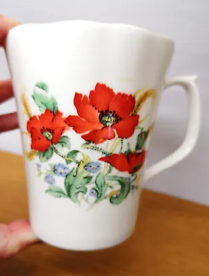 Buy Duchess Fine Bone China Coffee Mug. Poppies Poppy.  Vintage NEW • 7.99£
