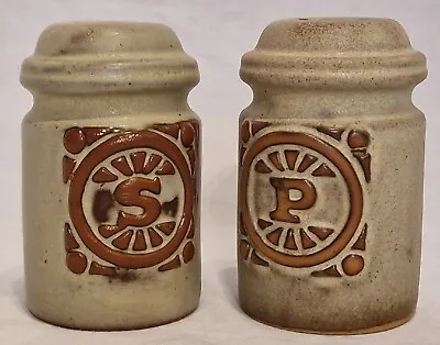 Buy Tremar Pottery - Salt And Pepper Shakers - Cornish Stoneware- Vintage 1970's  • 10£