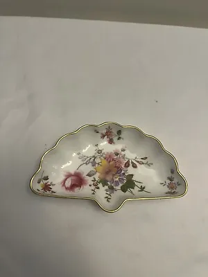 Buy A Vintage Royal Crown Derby DERBY POSIES Shell Trinket Dish /Butter Pat MINT! • 18.97£