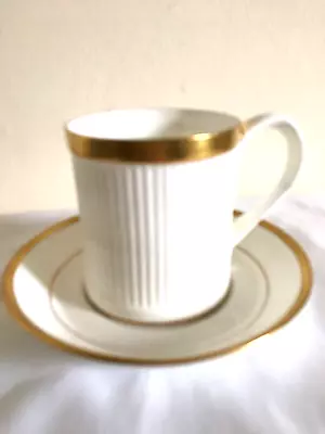 Buy Vintage Reproduction Of 1783 Leeds Pottery Crown Ribbed Cup/Saucer Coffee Set • 10£