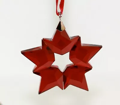 Buy Swarovski Small Star Christmas Ornament 2019 Red Original 5524180 New • 25.02£