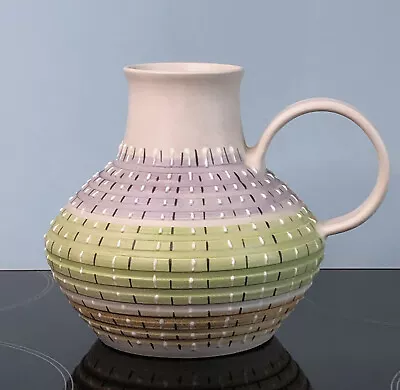 Buy Vintage 1950s Mid Century - Denby Burlington Stoneware - Jug Vase • 16£