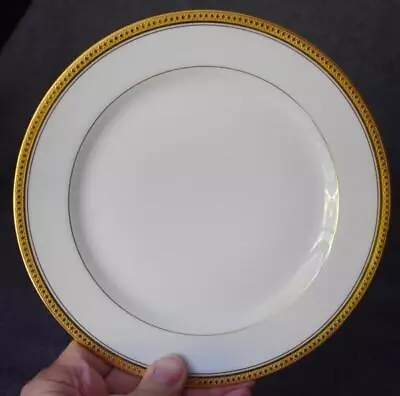 Buy 1890-1932 Jean Pouyat Gold Encrusted Limoges France Dessert Plates - Have 12 • 18.97£